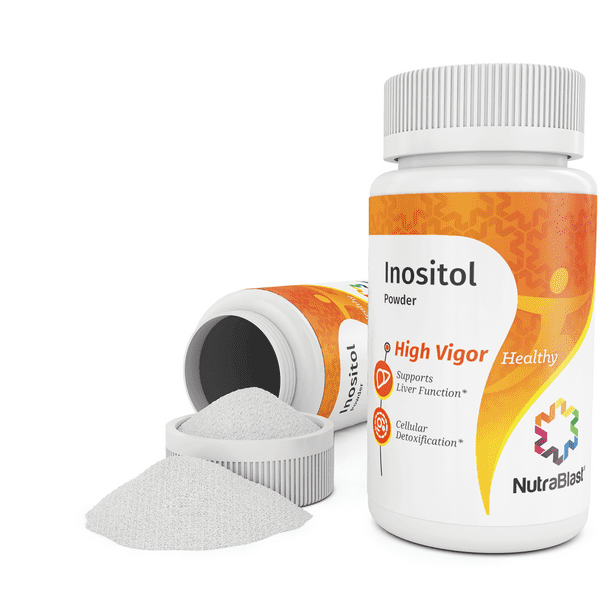 NutraBlast Pure Inositol Powder 500Mg Supports Weight Loss, Liver