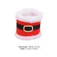 thumbnail image 2 of HAKIDZEL Christmas Silverware Napkin Ring Set 4pcs Gold Napkin Holders For Holiday Table, 2 of 8