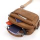 thumbnail image 3 of Bolso La Superior para Mujeres Checke Pu Cuero Viajar Rojo, 3 of 9