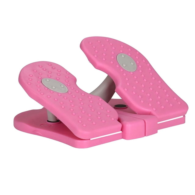 Mini máquina escaladora de escaleras para fitness, equipo de ejercicio para el hogar Rosa