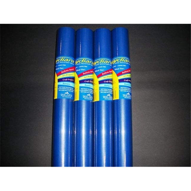 RiteCo Raydiant Rouleaux d'Art Résistants à la Décoloration Bleu Foncé 48 Po X 12 Pi 4 Pack