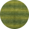 thumbnail image 1 of Ahgly Company Indoor Round Abstract Army Green Abstract Area Rugs, 6' Round, 1 of 6