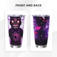 thumbnail image 3 of Lsque Five Nights At Freddy'S Pattern 20oz Car Cup with Lid and Straw, Insulated Coffee Cup with Straw Topper, Spill Proof Travel Coffee Mug, Stainless Steel Tumble, 3 of 8