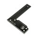 thumbnail image 4 of Regla en forma de L Sunnimix herramienta de diseño de medición cuadrado Negro 200mm, 4 of 8