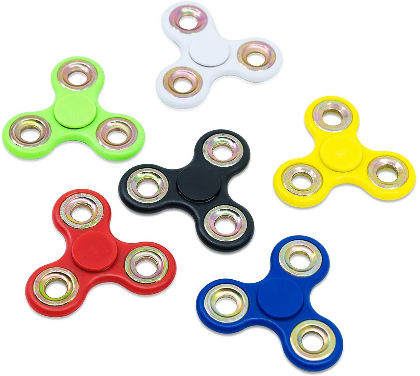 NEW! Lot Of 6 ZURU Fidget Spinners By Antsy Lab 