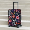 thumbnail image 5 of Yiaed Dancing Skeletons Floral Garden Print Travel Luggage Cover Suitcase Protector Fits 18-32 Inch Luggage Wheel Covers Patterned Elastic Luggage Anti-scratch（No luggage）-Small, 5 of 5