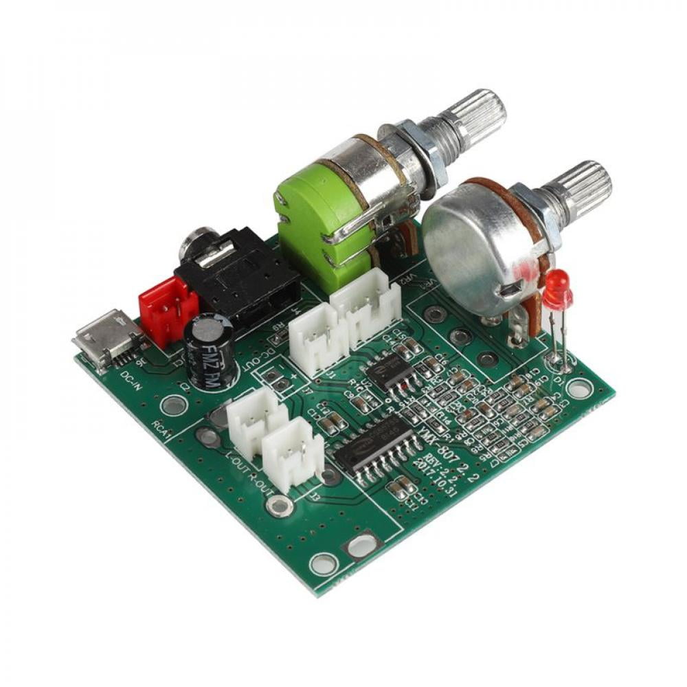 DC5V 2*6W 2-channel Stereo Bluetooth Amplifier Board Lithium Battery powered AMP 