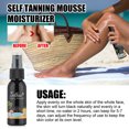 thumbnail image 3 of Self Tanner Face & Body Sunless Tanning Lotion Bronzer Buildable Tan Skin Color, 3 of 11
