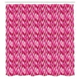 thumbnail image 3 of Ambesonne Fuchsia Shower Curtain, Geometric Vertical Circles, 69"Wx84"L, Fuchsia Hot Pink, 3 of 5