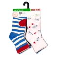 thumbnail image 2 of Wonder Nation Girls Ankle Stripe Socks, 10-Pack, Sizes S-L, 2 of 16