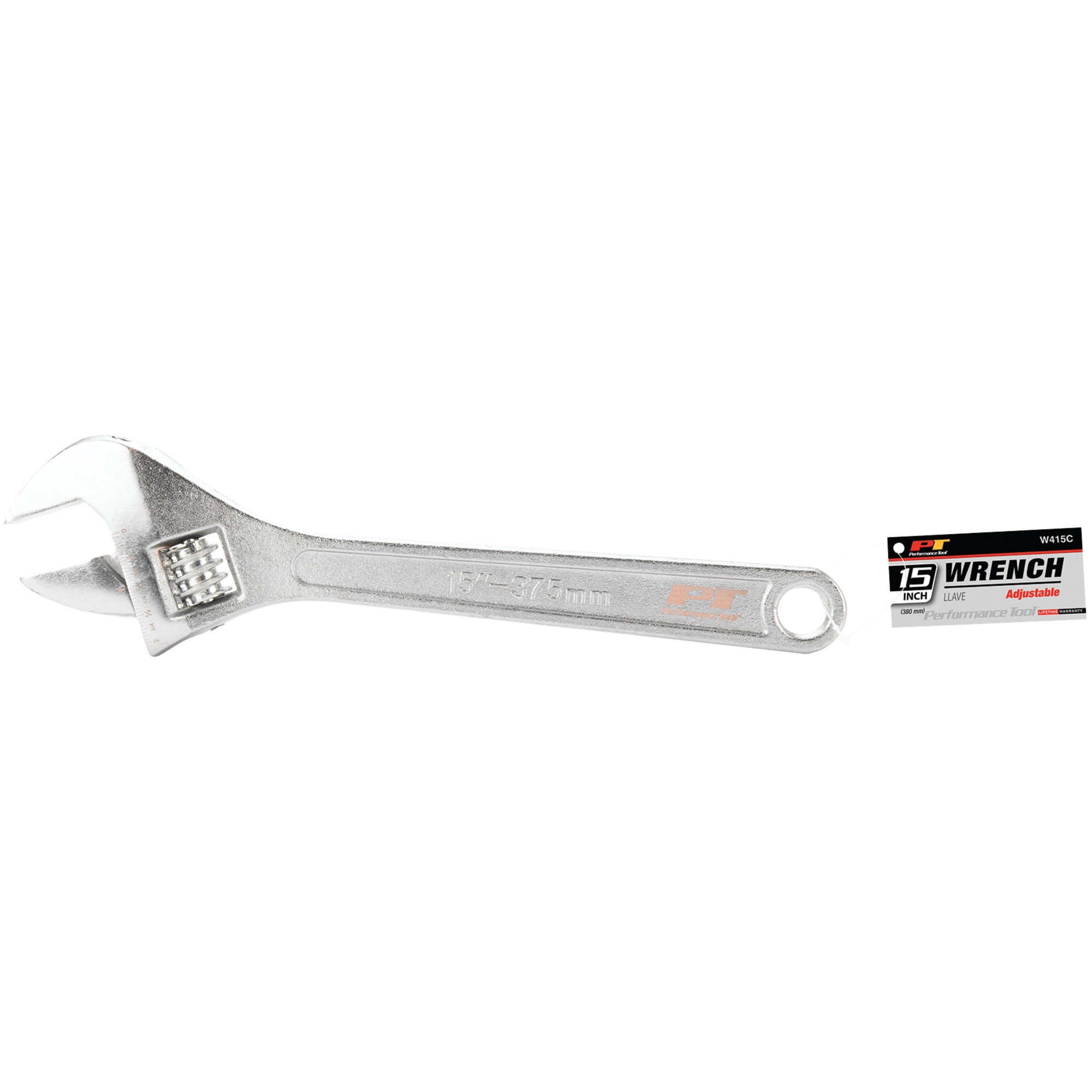 Performance Tool W415C 15-Inch Adjustable Wrench