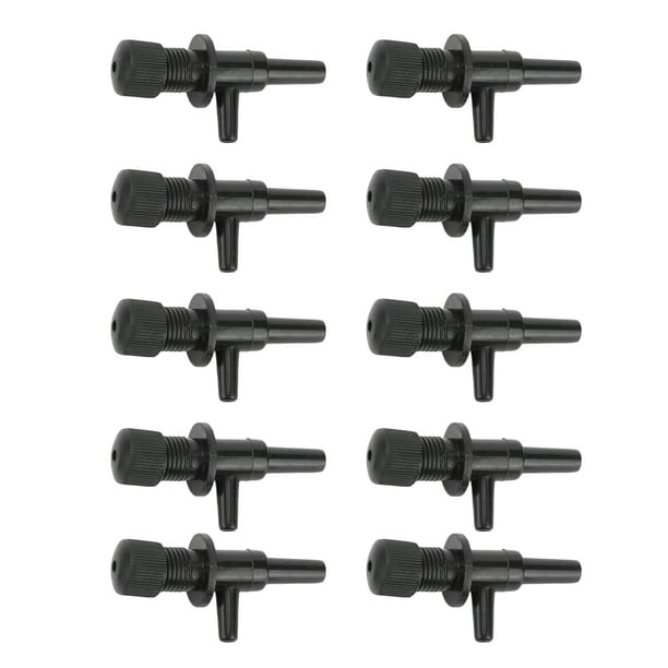 ANGGREK Plastic Air Regulator,Oxygen Valve,10 Pack Aquarium Control Valves Plastic Fish Tank Air