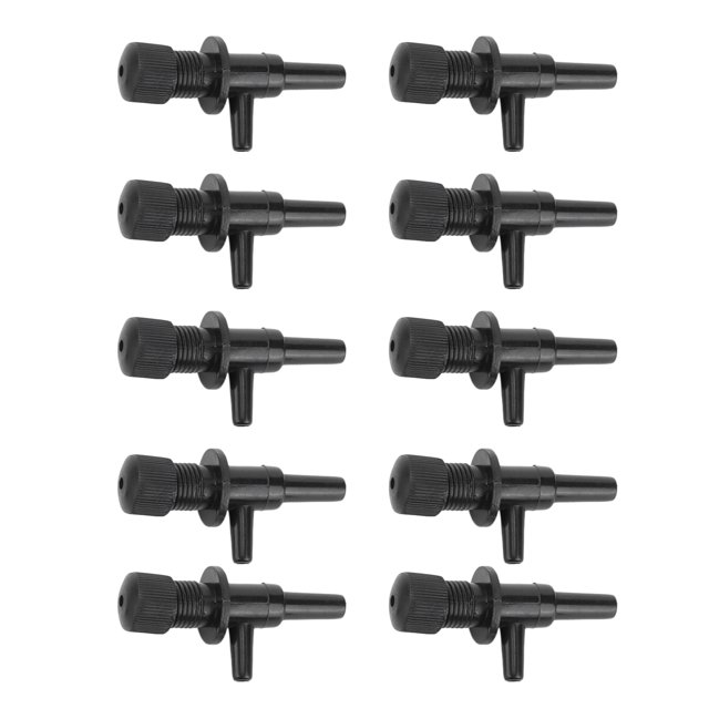 Valve de Pompe à Air d'Aquarium, Valve de Pompe à Air de Poisson Noir Durable Réglable pour Aquarium