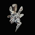 thumbnail image 3 of Fairy Sprite Sterling Silver Charm | 1" Long | Silver | 1 Pendant |, 3 of 10