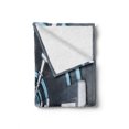 thumbnail image 2 of Outer Space Soft Flannel Fleece Throw Blanket, Inner View of Rocket Structure Cyber Hallway Trip to the Dark Matter, Cozy Plush for Indoor and Outdoor Use, 50" x 60", Grey Blue, by Ambesonne, 2 of 6