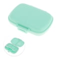 thumbnail image 3 of Unique Bargains 1 Pc 8 Grids Double Layer Pill Box for Travel Blue Green, 3 of 6