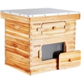 thumbnail image 1 of Kit de inicio Bee Hive VEVOR de 10 marcos con 1 caja profunda y 1 caja mediana, 1 of 9