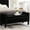 Black, variant on Tufted Storage Bench with Armrest / Organize Your Living Space