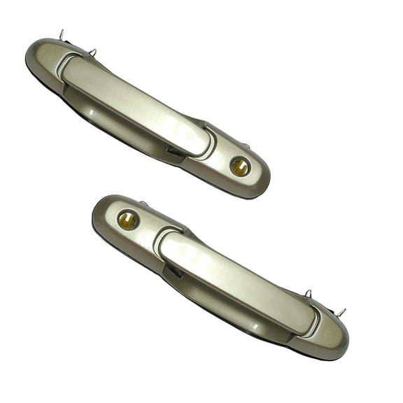 CF Advance For 98-03 Toyota Sienna Front Left and Right Outside Exterior Door Handle Pair SET 2PCS Desert Sand Mica 4Q2 1998 1999 2000 2001 2002 2003