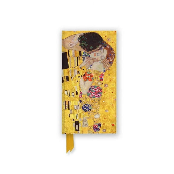 Flame Tree Slimline Journals Gustav Klimt: The Kiss (Foiled Slimline Journal), (Hardcover)