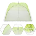 thumbnail image 3 of 4 Piezas Campana Para Alimentos/Campana Para Insectos/Tienda Para Alimentos/Paraguas Plegables Con Pantalla De Malla Para Cubierta De Alimentos, Barbacoa Y Más - 4 Colores (Rosa, Verde, Amarillo, Azul, 43 * 43 Cm) JM, 3 of 5