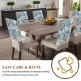 thumbnail image 4 of Sea Turtle Chair Covers Set of 6 Coral Starfish Chair Back Covers Stretch Removable Washable Chairs Slipcovers Chair Protector for Dining Room Kitchen Party Decor, 4 of 5