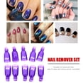 thumbnail image 4 of Clips de tapa de remojo de arte de uñas Ndcxsfigh, herramientas de envoltura para removedor de esmalte de Gel, 10 Uds., 4 of 5