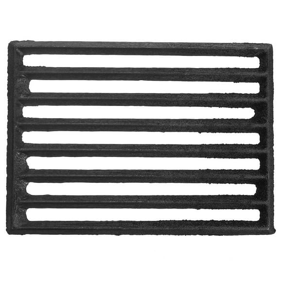 OUNONA 1Set Fireplace Grate Rectangular Iron for Indoor Cooking and Outdoor Barbecue Heat Resistant