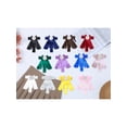 thumbnail image 5 of INSPIRE CHIC Women's Ribbon Brooch Bowknot Necktie Wedding Party Bow Brooches Deep Blue-02, 5 of 5