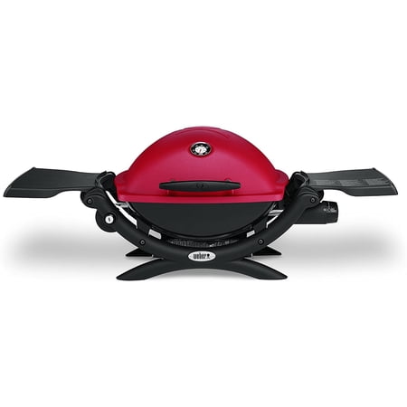 Weber 51040001 Q1200 Liquid Propane Grill, Red