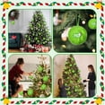 thumbnail image 7 of 6 Pcs Christmas Ornaments, Christmas Tree Decorations Soft Christmas Ball Ornaments Xmas Tree Hanging Supplies, 7 of 7