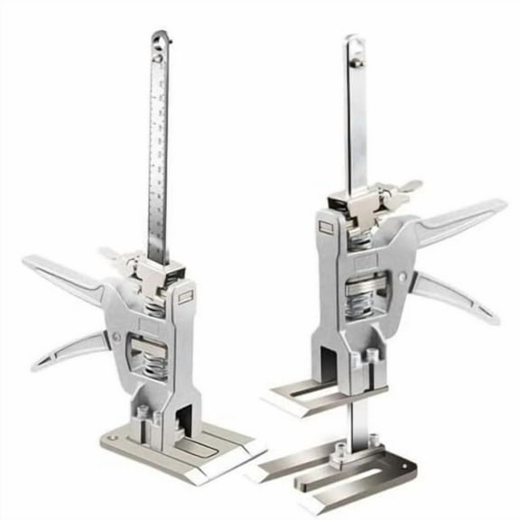 2PCS Versatile 12-Inch Heavy-Duty Arm Jack Handles, Drywall Lift, Wall Tile Locator, Woodworking Clamp - Adjustable Height, 440 lbs Lift