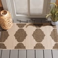 thumbnail image 2 of Safavieh Courtyard Elwyn Geometric Indoor/Outdoor Area Rug, Beige/Brown, 2'7" x 5', 2 of 10
