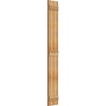thumbnail image 2 of 10 3/4"W X 78"H Timbercraft Two 5 3/8" Boards Joined Board-N-Batten Shutters, Rough Sawn Western Red Cedar (Per Pair), 2 of 13