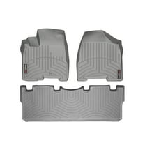 WeatherTech Custom Fit FloorLiners compatible with 2004-2010 Toyota Sienna - 1st & 2nd Row, Grey