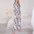 thumbnail image 3 of Fotbe Golf balls Conjunto de Pijama de Manga Larga para Mujer con Estampado, Ropa de Dormir de 2 Piezas, Conjunto de Casa Suave y Cómodo con Bolsillos-Small, 3 of 7