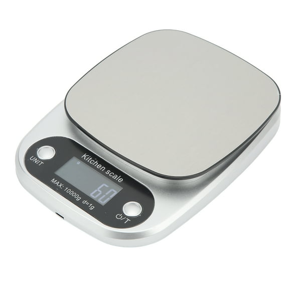 Balances de cuisine numériques, échelle alimentaire de cuisine, nettoyage rapide de haute précision, écran LED, rétro-éclairage bleu pour la cuisson