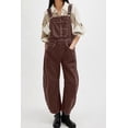 thumbnail image 2 of Datmelove Denim Overalls for Women Barrel Wide Leg Bib Baggy Jeans Adjustable Denim Romper Stretch Jumpsuit Y2K Pants, 2 of 5