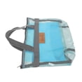 thumbnail image 2 of Here's a polished product description for your **Large Capacity Mesh Tote Bag with Zippered Pocket – Sky Blue**:\n\n \n\n### **Large Capacity Mesh Tote, 2 of 5