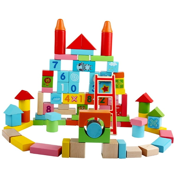 Kids wooden bricks online