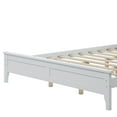 thumbnail image 4 of SYNGAR Queen Size Bed Frame with Headboard, Platform Bed Frame Solid Wood with Headboard, White, LJ2094, 4 of 7