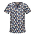 thumbnail image 4 of Uniforme de enfermería Strade Fareast Limited Top exfoliante cuello en V XXL, 4 of 8