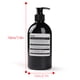thumbnail image 2 of Botella de almacenamiento de champú para baño, loción, botella de viaje, acondicionador para el cabello, dispensador, recipiente de plástico, pegatina AES Inevent HA4960-04B, 2 of 6