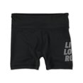 thumbnail image 1 of Aeropostale Womens Volleyball Athletic Workout Shorts, Negro, X-Small Aeropostale Ejercicio, 1 of 2