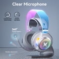 thumbnail image 2 of VEATOOL G5 Wired USB Gaming Headset,7.1 Surround Sound Gaming Headphones,Vibrant RGB - Game/Chat Balance, Over Ear Headphones with Noise Canceling Mic for PC, PS5/PS4, Laptop, Mac, 2 of 7