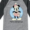 thumbnail image 3 of Disney - Mickey Merry Christmas - Toddler & Youth Raglan Graphic T-Shirt, 3 of 4