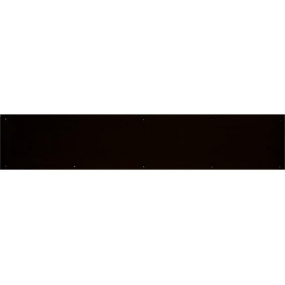 BRASS Accents A09-P0834-DBMAG 8 in. x 34 in. Kick Plate Dark Bronze Aluminum Magnetic Mount