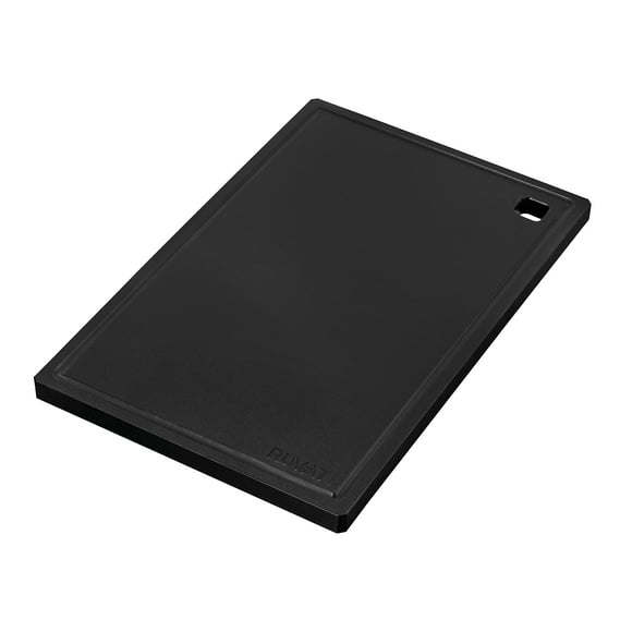 Ruvati 17 x 11 inch Black Resin Thick Cutting Board for Ruvati Workstation Sinks - RVA1217BLK