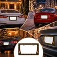 thumbnail image 6 of Christmas License Plate Frame, Festive Vehicle Plate Border for Standard Us Mounting Holes, Seasonal Car Exterior Decoration, Holiday Auto Accessory Accent, Seasonal Home Accent, D, 6 of 6