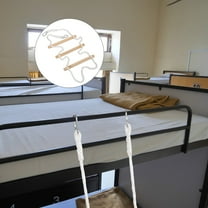 OULII Kids Climbing Rope Ladder Durable Portable Wood 1Pack